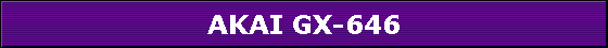 AKAI GX-646