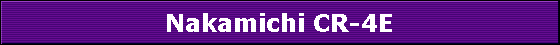 Nakamichi CR-4E